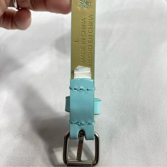 Cat & Jack Kid’s Stars Mint Colored Belt - Picture 3 of 5